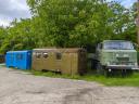 Stove, heatable, insulated lakhandi booth, container superstructure military military