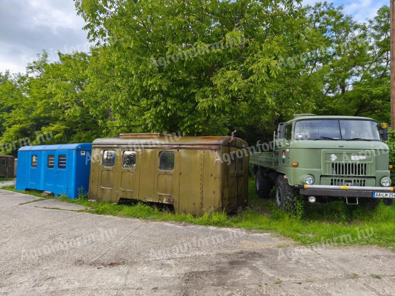 Stove, heatable, insulated lakhandi booth, container superstructure military military