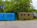 Stove, heatable, insulated lakhandi booth, container superstructure military military