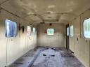 Stove, heatable, insulated lakhandi booth, container superstructure military military