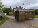 Stove, heatable, insulated lakhandi booth, container superstructure military military
