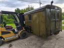 Stove, heatable, insulated lakhandi booth, container superstructure military military