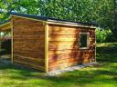 3 Wochenendgrundstücke mit einem neuen Holzhaus zu verkaufen in Hövejen, im schönsten Teil von Szilvások
