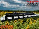 Prodaǰe se novi sklopivi heder za setvu suncokreta OROS SUN sa 8 redova, drobilica stabl̂ika, VIP AGRO Kft.