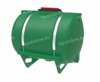 UV and chemical resistant POLYFARM 1100 litre tank with base frame