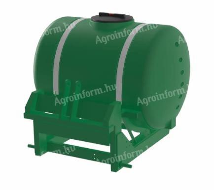 UV and chemical resistant POLYFARM 660 litre tank with III. point suspension frame