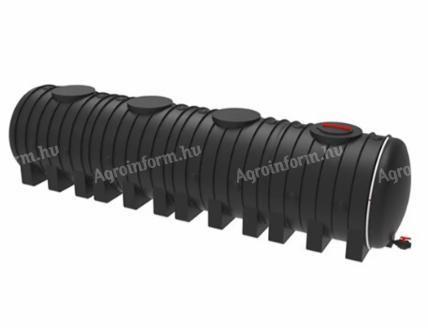 NITROSOLOS - 10 600 litre plastic skid-steel transport container with breakwater, with spigot