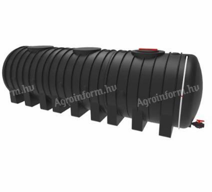 8100 litre plastic wheeled container with breakwater and spigot - NITROSOLOS