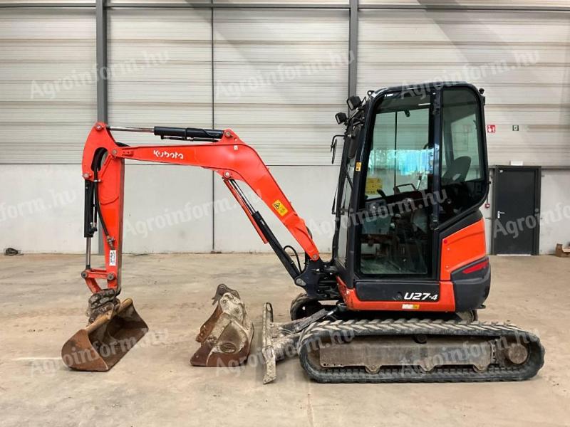 Kubota U 27-4 / 2017 / 1 703 operating hours / Leasing from 20%