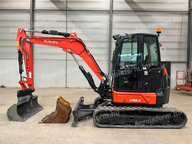 Kubota U 56-5 / 2021 / 4 255 operating hours / Leasing from 20%