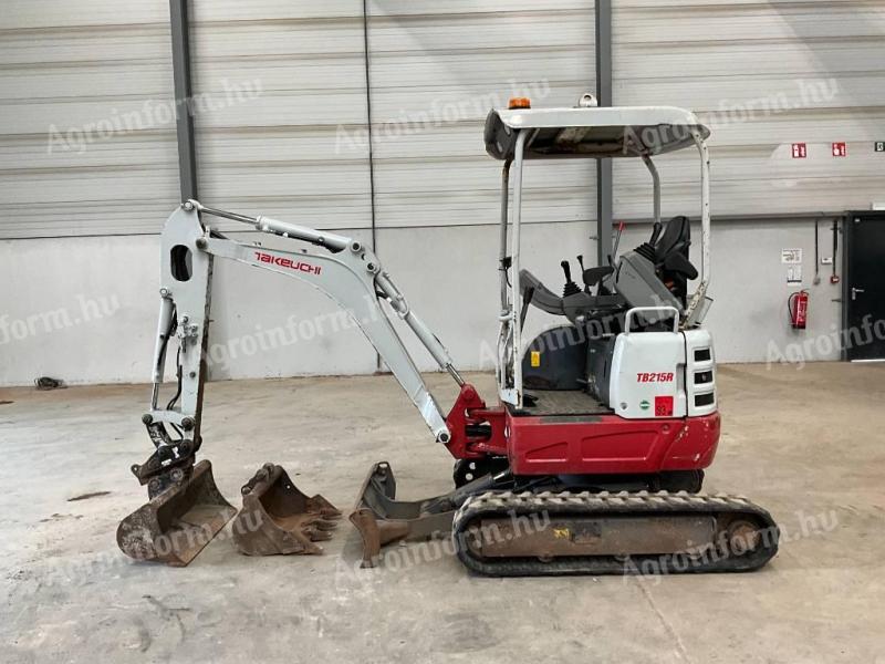 Takeuchi TB 215 R / 2019 / 1.468 hours / Leasing from 20%