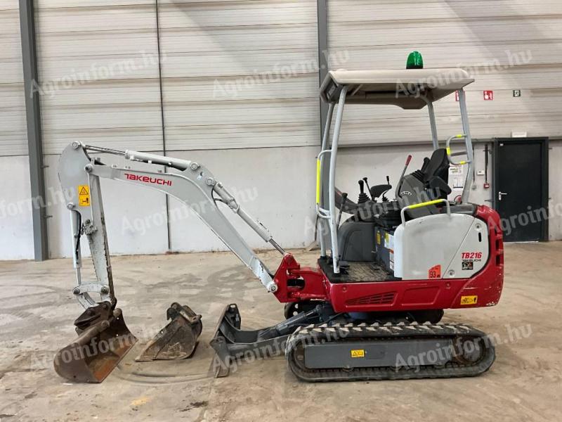 Takeuchi TB 216 / 2023 / 682 operating hours / Leasing from 20%