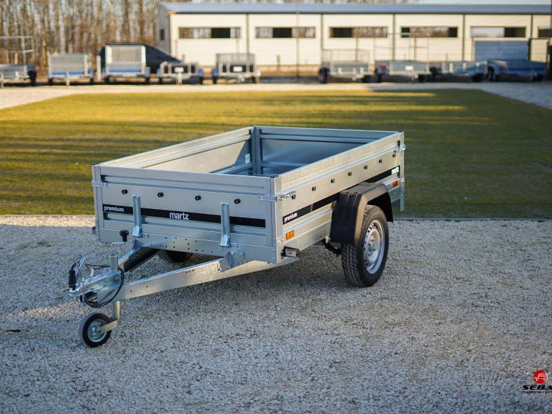 New Martz Premium (200 x 125 cm) flat-spring trailer with license plate 559 000 Ft