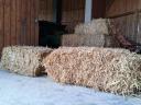 Eating straw, hay in small cubes