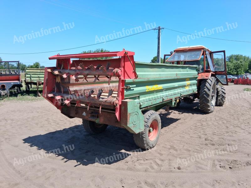 Brantner type 452, 4.6 tonne, 2 recumbent cylinder fertiliser spreader