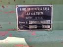 Brantner type 452, 4.6 tonne, 2 recumbent cylinder fertiliser spreader