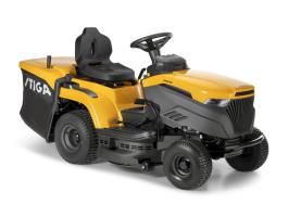 STIGA FŰGYŰJTŐS FŰNYÍRÓ TRAKTOR ESTATE 384