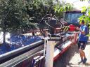Tractor seasonal work for shaker operation