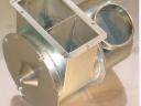 Grain handling with serrated and chain hoist