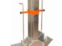 Grain handling with serrated and chain hoist