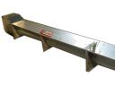 Grain handling with serrated and chain hoist