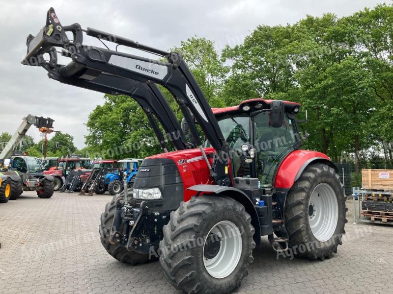 Case IH Puma 150 CVX MultiController + Quicke Q6M front loader