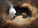 Mole repellent smoke, game repellent, mole