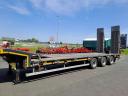 Wielton NJ-3 semiremorcă cu șasiu coborât, remorcă, transportor de echipamente grele