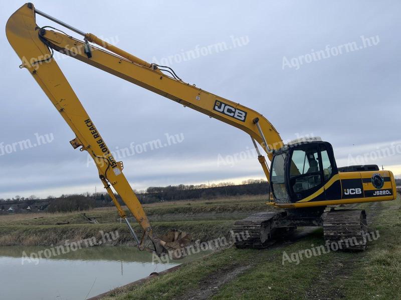 JCB Raupenbagger mit langem Ausleger