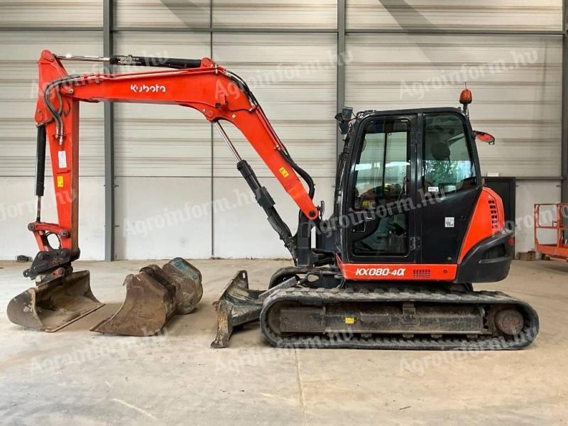 Kubota KX 080-4 A / 2018 / 4 137 hours / Leasing from 20%