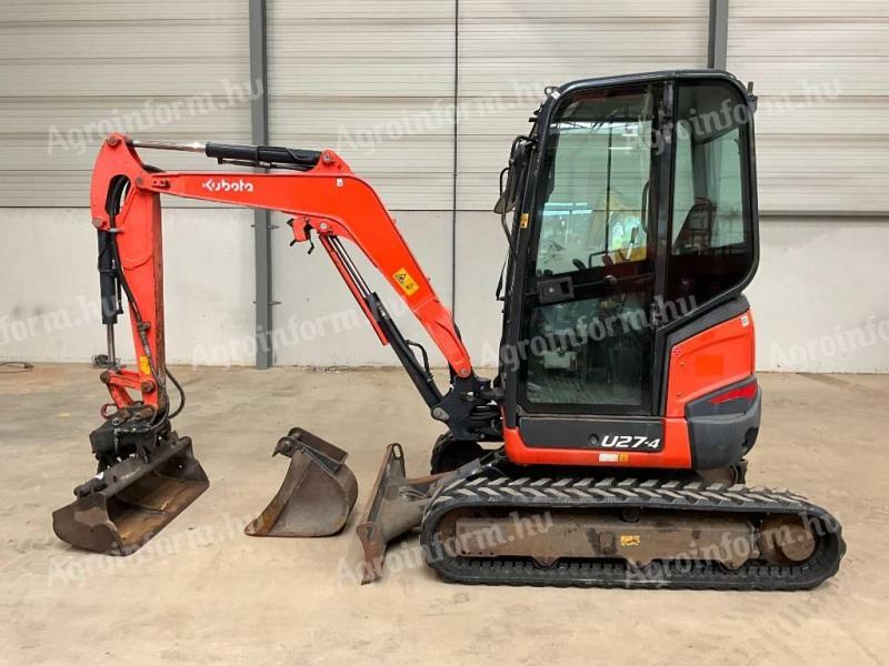 Kubota U 27-4 / 2016 / 1 668 hours / Leasing from 20%