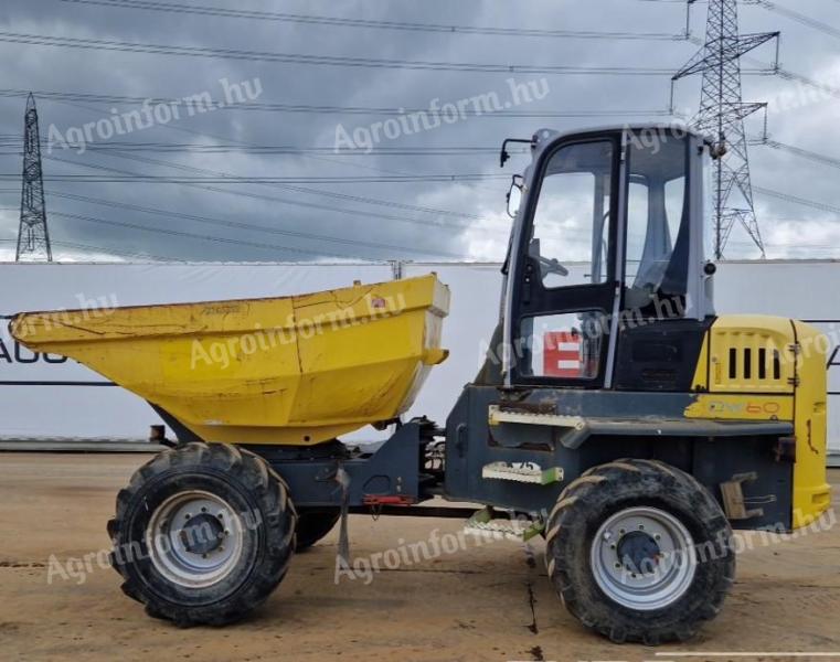 Wacker Neuson DW 60 6T cab-mounted rotary articulated dump truck