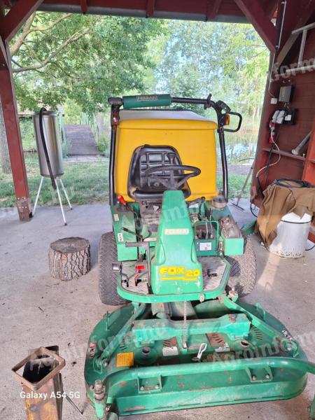 Lawn mower diesel grass collection