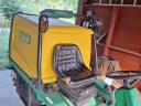 Lawn mower diesel grass collection