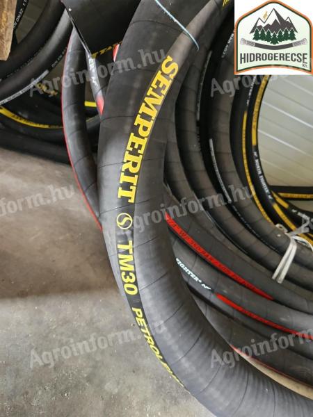 Semperit TM30, sací a tlaková hadice na olej o vnitřním průměru 76 mm