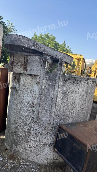 Lime-cement slaking tank 3 m³, wall thickness 10