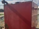 Straw bale boiler