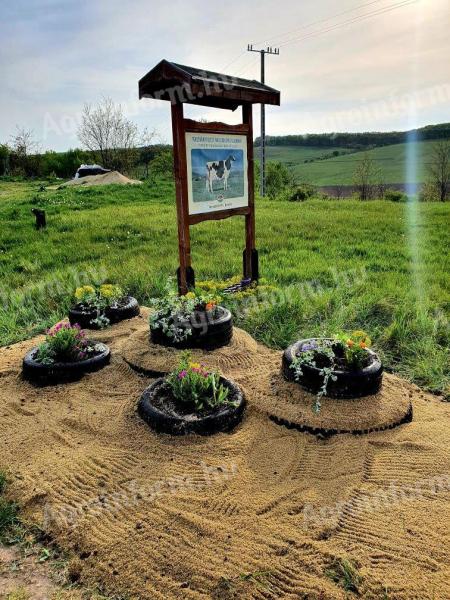 Agricultural machine operator for cattle farm