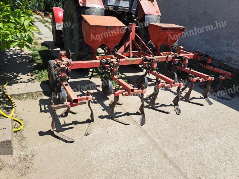Mașină de plantat porumb de vânzare, cultivator dozator de îngrășăminte, cultivator rând, 4 rânduri