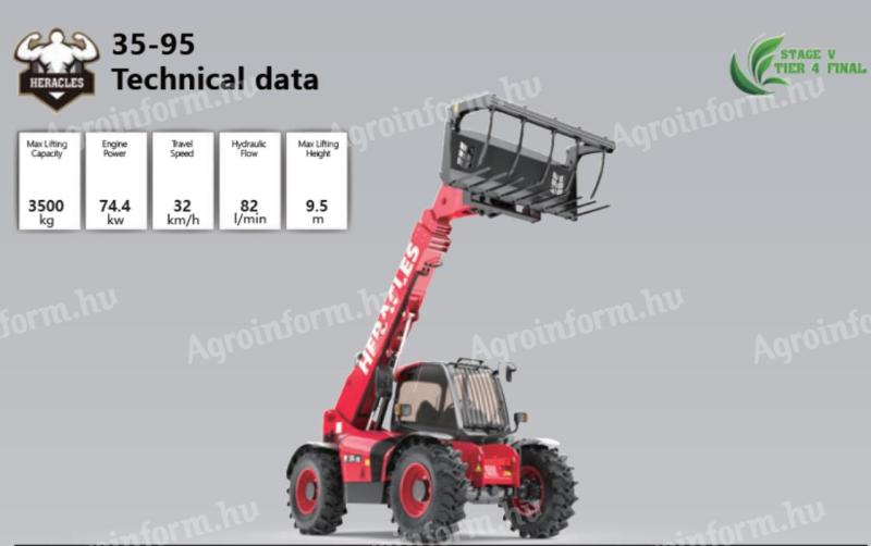 Heracles 35-95 telescopic handler