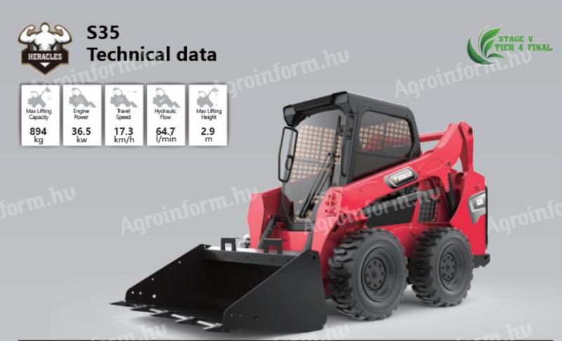Heracles S35 skid steer loader