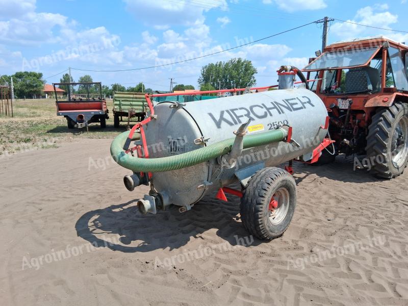 Kirchner 2500 type 2500 litre galvanized tank siphon in immaculate condition