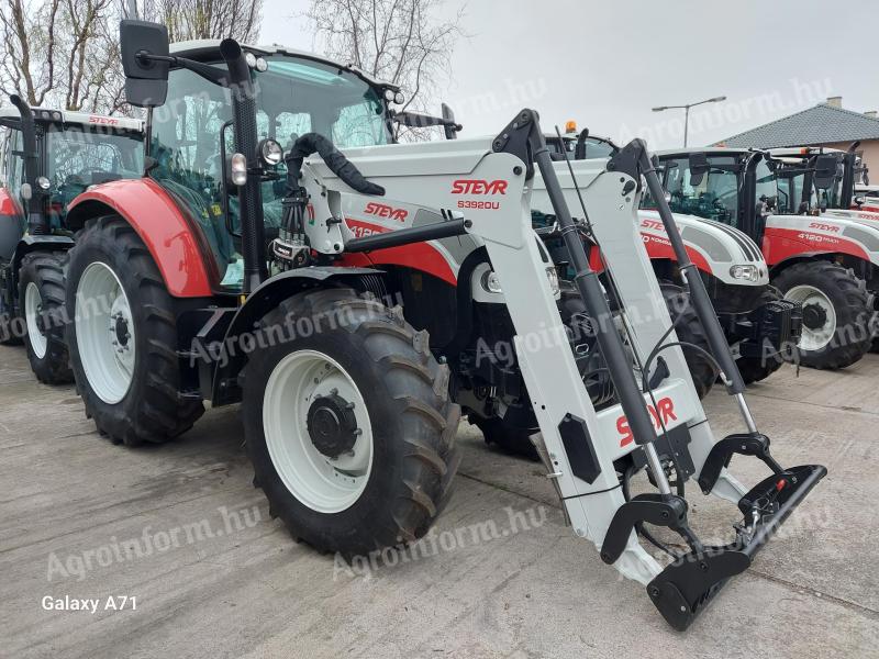 Steyr Multi 4120 tractor with factory front loader at a special price with excellent equipment