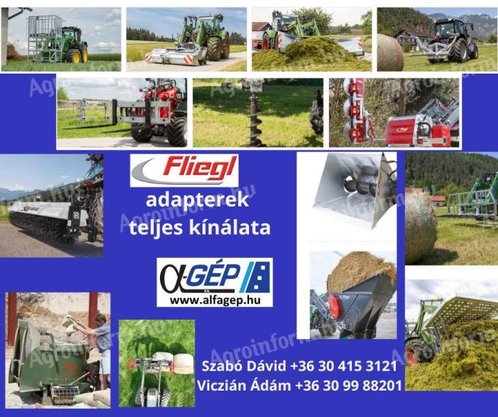 Široká nabídka zametacích strojů Fliegl, adaptérů