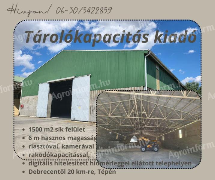 Lagerkapazität zu vermieten