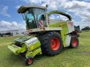 Claas Jaguar 860 walk-behind wheel loader - Claas PU 300 with pick-up adapter