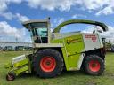 Claas Jaguar 860 walk-behind wheel loader - Claas PU 300 with pick-up adapter