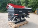 DCM M36 S suspended weighing fertiliser spreader with ISOBUS section and dose control + tractor trolley
