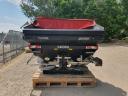 DCM M36 S suspended weighing fertiliser spreader with ISOBUS section and dose control + tractor trolley