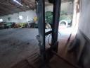 Forklift tower for tractor with bale fork